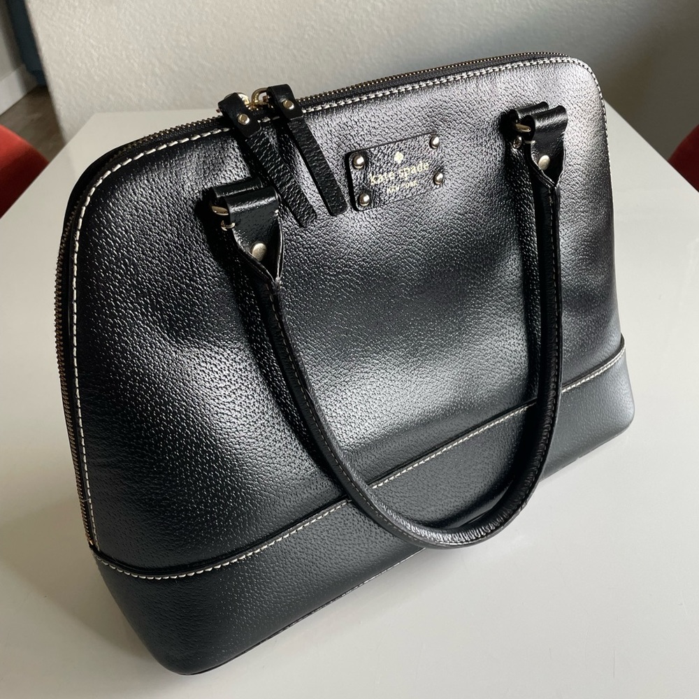 Kate spade black leather purse